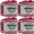 Spinrite Bernat Blanket Ombre Yarn Burgundy Ombre Pack of 4 Skein