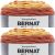 Spinrite Bernat Blanket Ombre Yarn Orange Crush Ombre Pack of 2 Skein