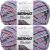 Spinrite Bernat Blanket Big Ball Yarn Horizon Pack of 2 Skein