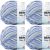 Spinrite Bernat Baby Blanket Big Ball Yarn Lovely Blue Pack of 4 Skein