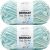 Spinrite Bernat Baby Blanket Big Ball Yarn Baby Blue Green Pack of 2 Skein