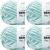 Spinrite Bernat Baby Blanket Big Ball Yarn Baby Blue Green Pack of 4 Skein