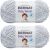 Spinrite Bernat Baby Velvet Big Ball Yarn Misty Gray Pack of 2 Skein