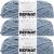 Spinrite Bernat Blanket Big Ball Yarn Gray Blue Pack of 3 Skein