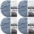 Spinrite Bernat Blanket Big Ball Yarn Gray Blue Pack of 4 Skein