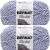 Spinrite Bernat Blanket Big Ball Yarn Cornflower Twist Pack of 2 Skein