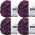 Spinrite Bernat Crushed Velvet Yarn Burgundy Pack of 4 Skein