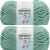 Spinrite Bernat Baby Blanket Big Ball Yarn Misty Jungle Green Pack of 2 Skein