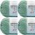 Spinrite Bernat Baby Blanket Big Ball Yarn Misty Jungle Green Pack of 4 Skein