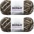 Spinrite Bernat Crushed Velvet Yarn Taupe Pack of 2 Skein