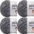 Spinrite Bernat Baby Velvet Big Ball Yarn Vapor Gray Pack of 4 Skein
