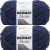 Spinrite Bernat Blanket Big Ball Yarn Twilight Pack of 2 Skein