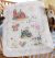 Bucilla Baby Stamped Cross Stitch Crib Ensembles On the Farm Crib Cover Kit