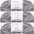 Spinrite Bernat Blanket Big Ball Yarn Ashen Titanium Pack of 3 Skein