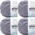 Spinrite Bernat Baby Blanket Big Ball Yarn Mountain Mist Pack of 4 Skein