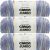 Spinrite Caron Jumbo Print Yarn Harbor Mist Pack of 3 Skein