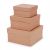 Value Pack Paper Mache Box Set Square 4 5 6 Inches