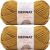 Spinrite Bernat Softee Chunky Yarn Brass Pack of 2 Skein