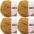 Spinrite Bernat Softee Chunky Yarn Brass Pack of 4 Skein