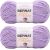 Spinrite Bernat Softee Chunky Yarn Lilac Pack of 2 Skein