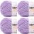 Spinrite Bernat Softee Chunky Yarn Lilac Pack of 4 Skein