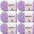 Spinrite Bernat Softee Chunky Yarn Lilac Pack of 6 Skein