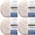 Spinrite Bernat Blanket Twist Yarn Cream Pack of 4 Skein