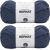 Spinrite Bernat Softee Cotton Yarn Seaside Blue Pack of 2 Skein