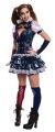Batman Secret Wishes Dress Adult Harley Arkham City Quinn Costume Female Extra Small