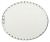 Oval Glass Mirror with Scallop Edge 8 X 10 Inches