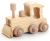 Wood Model Kit Toy Locomotive 4 X 2.75 Inches