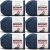 Spinrite Bernat Fabwoolous Yarn Navy Pack of 6 Skein