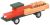 Wood Model Kit Pickup Truck 7.25 X 2.5 Inches