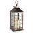Brushed Lantern with Candle Plastic Antique Gold 5.5 X 10.9375 Incheses