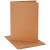 Heavyweight A2 Cards and Envelopes 4.375 X5.75 Inches Kraft