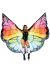 Women s Festival Rainbow Butterfly Wings Multi One Size