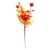 Fall Pumpkin and Candy Corn Floral Pick 9.5 Inches
