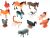 Assorted Plastic Farm Animals 2 Inches