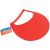 Visor with Vinyl Coil Red 8.75 X 3.75 Inches