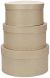Paper Mache Round Box Set 4 Inches 5 Inches and 6 Inches