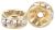 Swarovski Crystal Spacer Beads Rondelle Gold Plated 6mm?