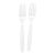 Plastic Forks White