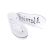 Womens Just Married White Flip Flops