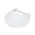 Visor with Vinyl Coil White 8.75 X 3.75 Inches