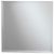 Square Glass Mirror with Bevel Edge 11.75 Inches