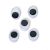Paste On Eyes Movable Black Oval 10Mm
