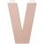 Paper Mache Letter V 8 X 5.5 Inches