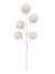 Glitter Snow Ball Pick White 5 X 12 Inches