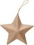 Paper Mache Star Ornament 3 Inches