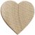Wood Turning Shapes Heart 0.5 Inches